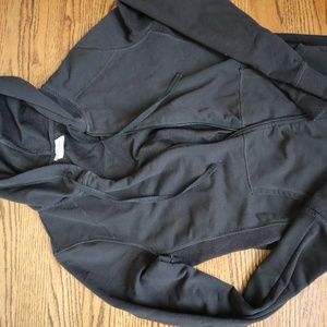 Zip-up hooded sweatshirt